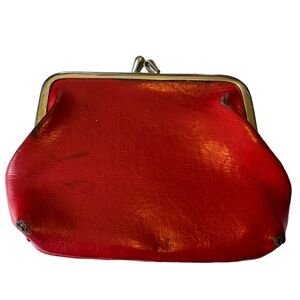 Vintage Red Aged Women’s 60’s Coin Purse